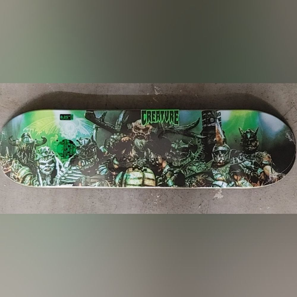 Creature Skateboards Gwar Team Deck 8.25in X 32.04in Brand New and Sealed